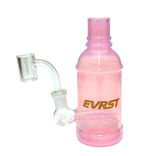 EVRST glass bottle style dab rig for concentrates with 14mm male banger