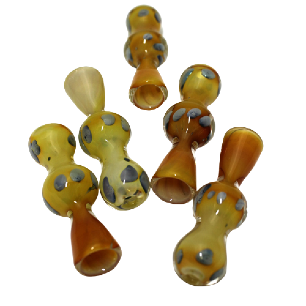 3'' Dotted Color Heavy Duty Chillum