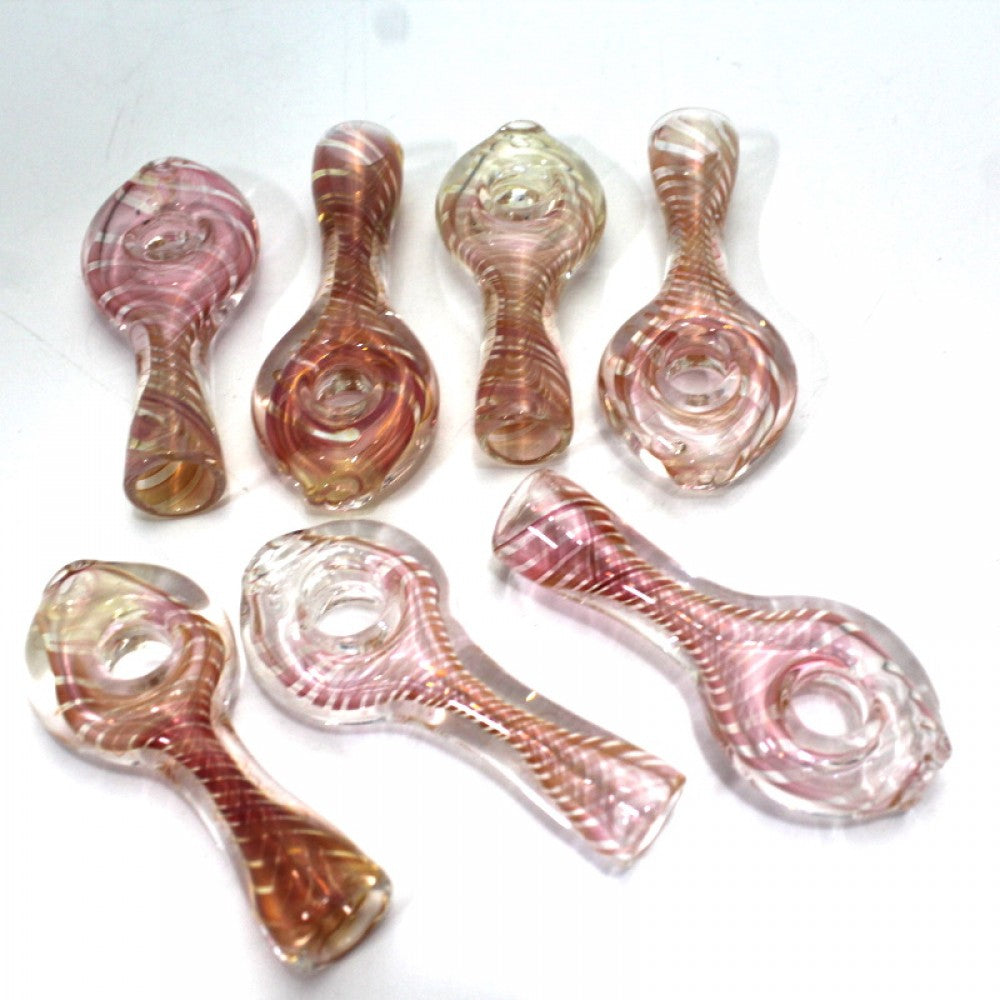 3'' Gold Fumed Donut Design Chillum