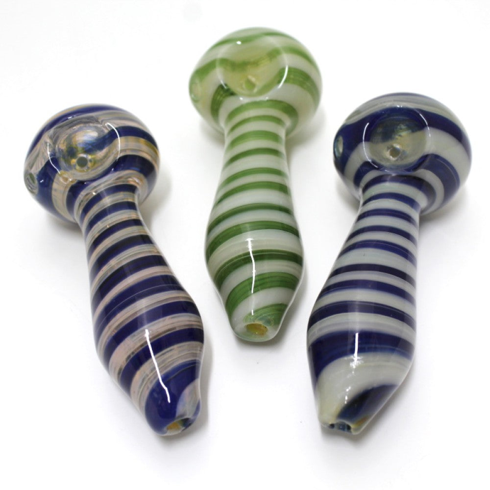 4.5'' Multi Swirl Color Heavy Duty Glass Hand Pipe