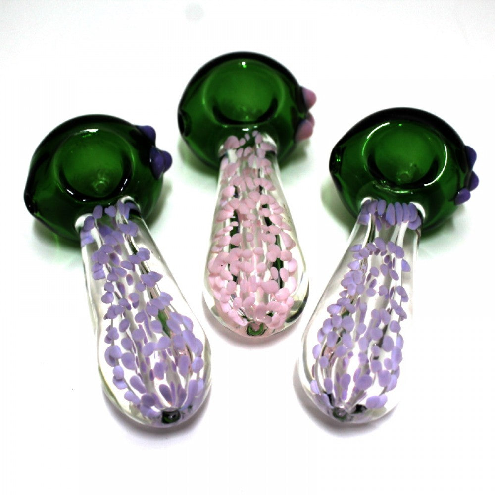 4.5'' New Color Design Bubble Heavy Duty Glass Hand Pipe