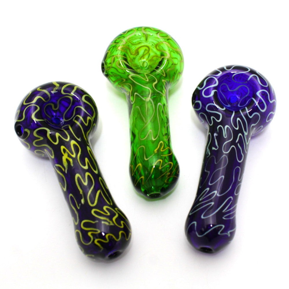 4" Art Design Color Hand Pipe