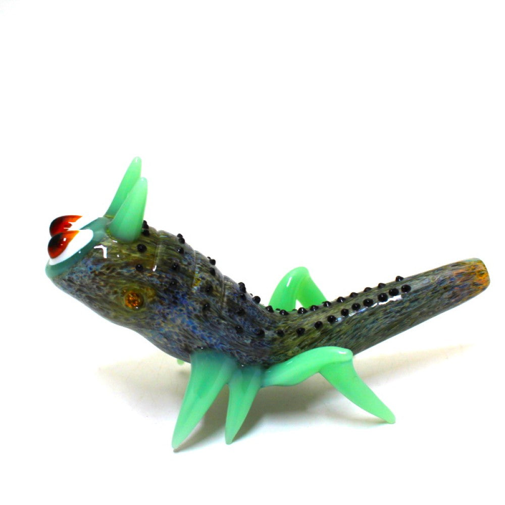 6" Grasshopper Design Glass Pipe