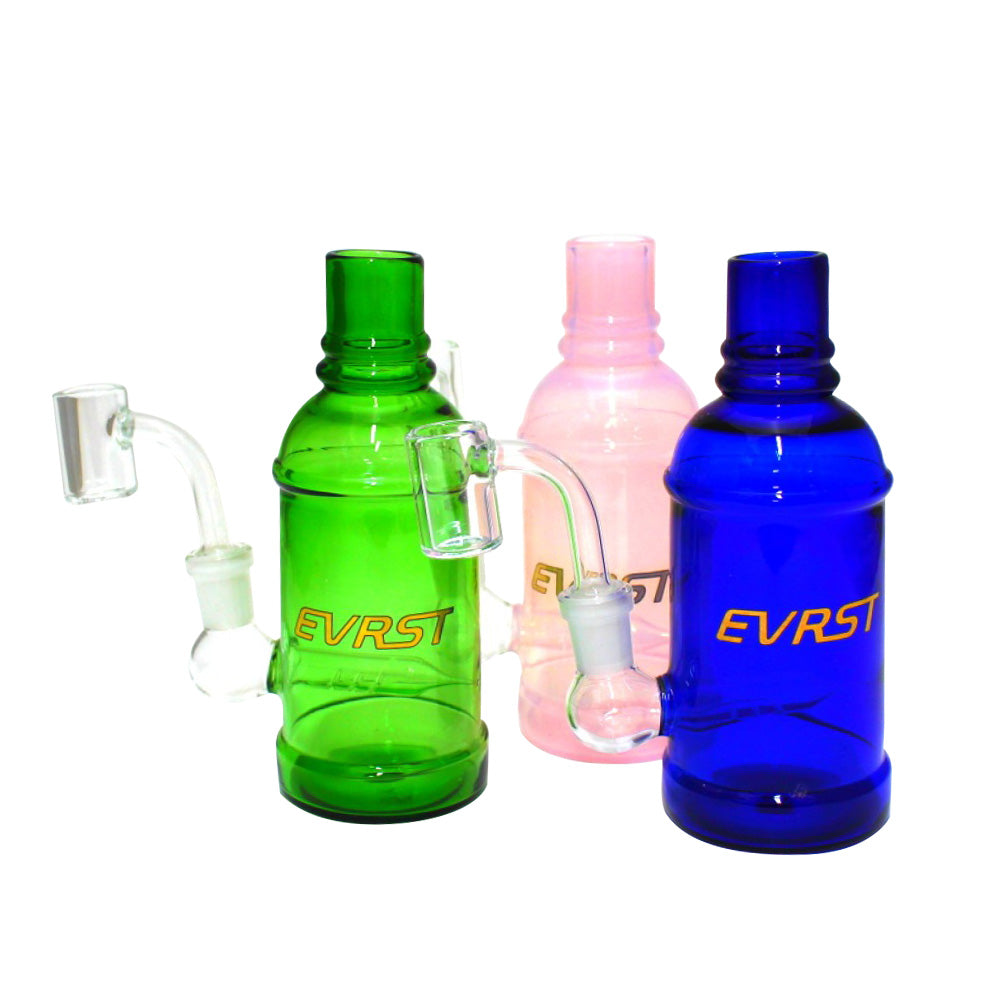 6" Evrst Bottle Dab Rig Water Pipe with 14mm Male Banger