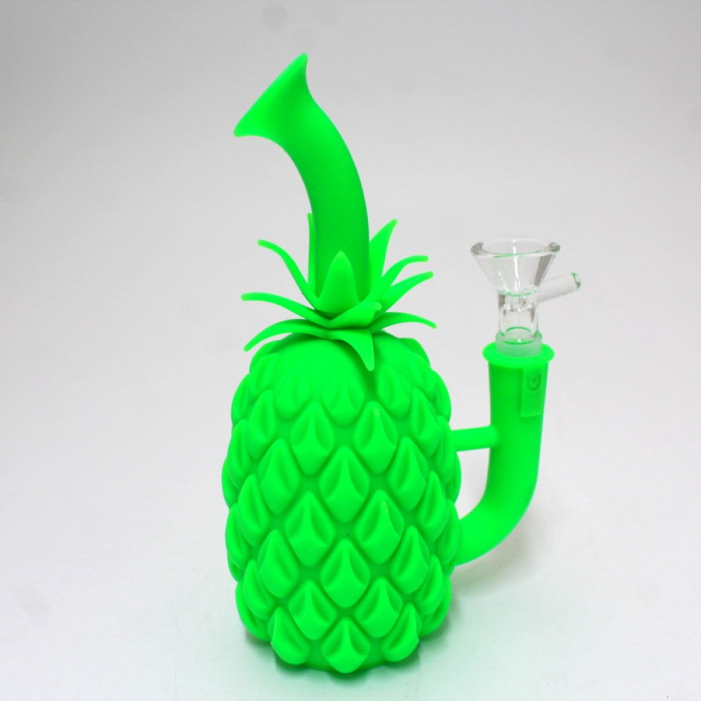 7" Silicon Pineapple Design Water Pipe