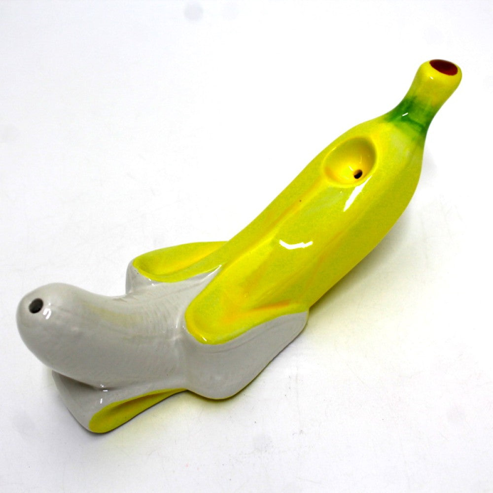 8" Ceramic Banana Hand Pipe