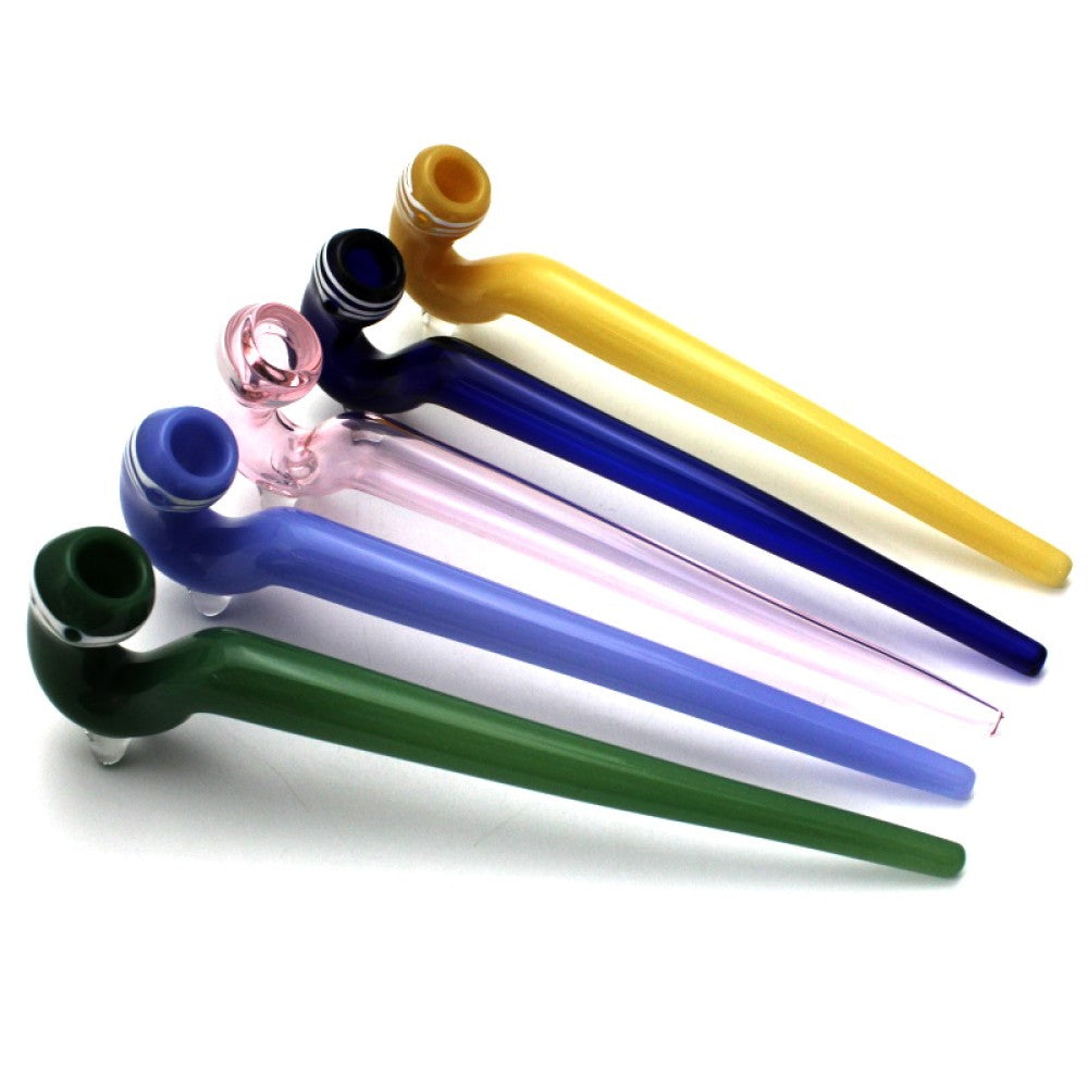 9'' Solid Color Heavy Duty Glass Sherlock Pipe