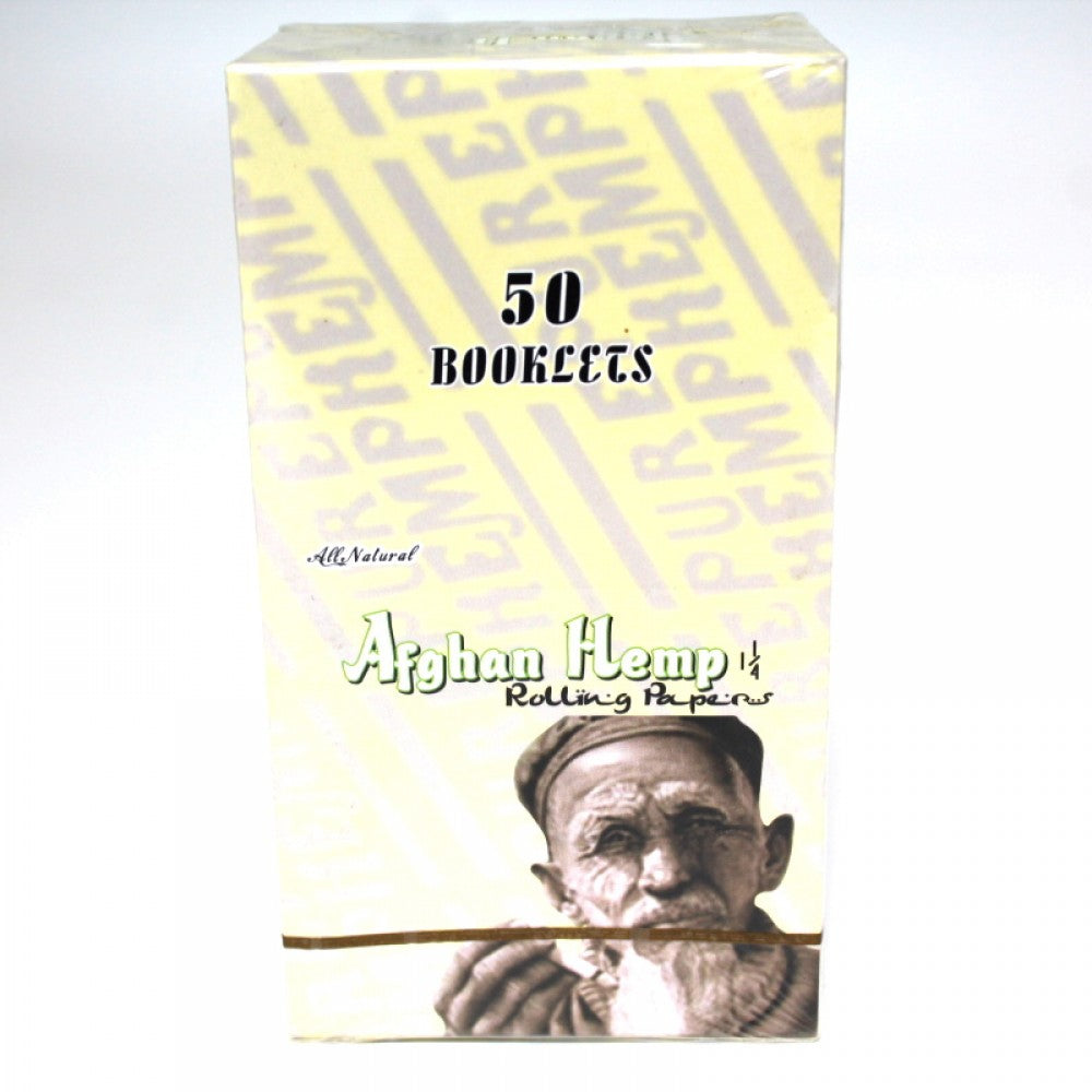 Afghan Hemp Rolling Papers 50 Booklets