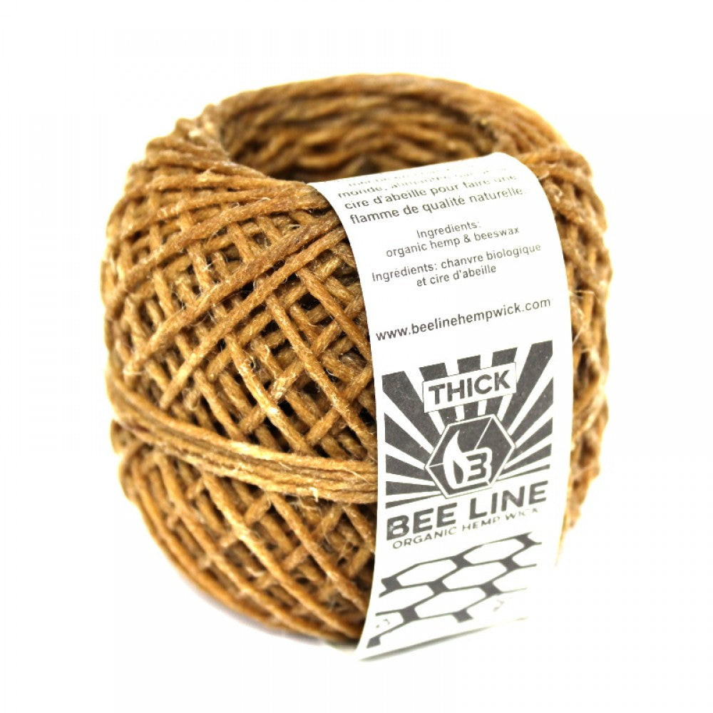 Bee Line Hemp Wick Thick Wick 200FT 1 CT Per Pack