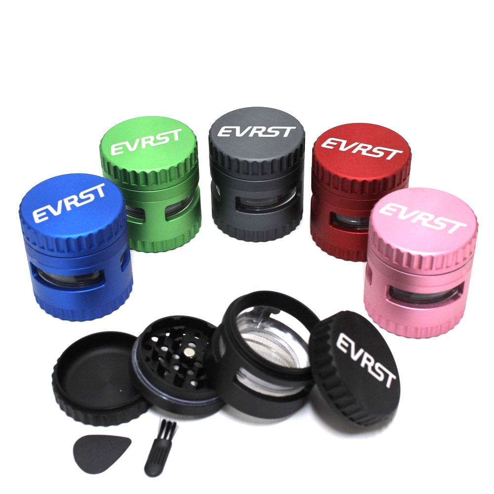 EVRST 4 part with window design grinder 63 mm