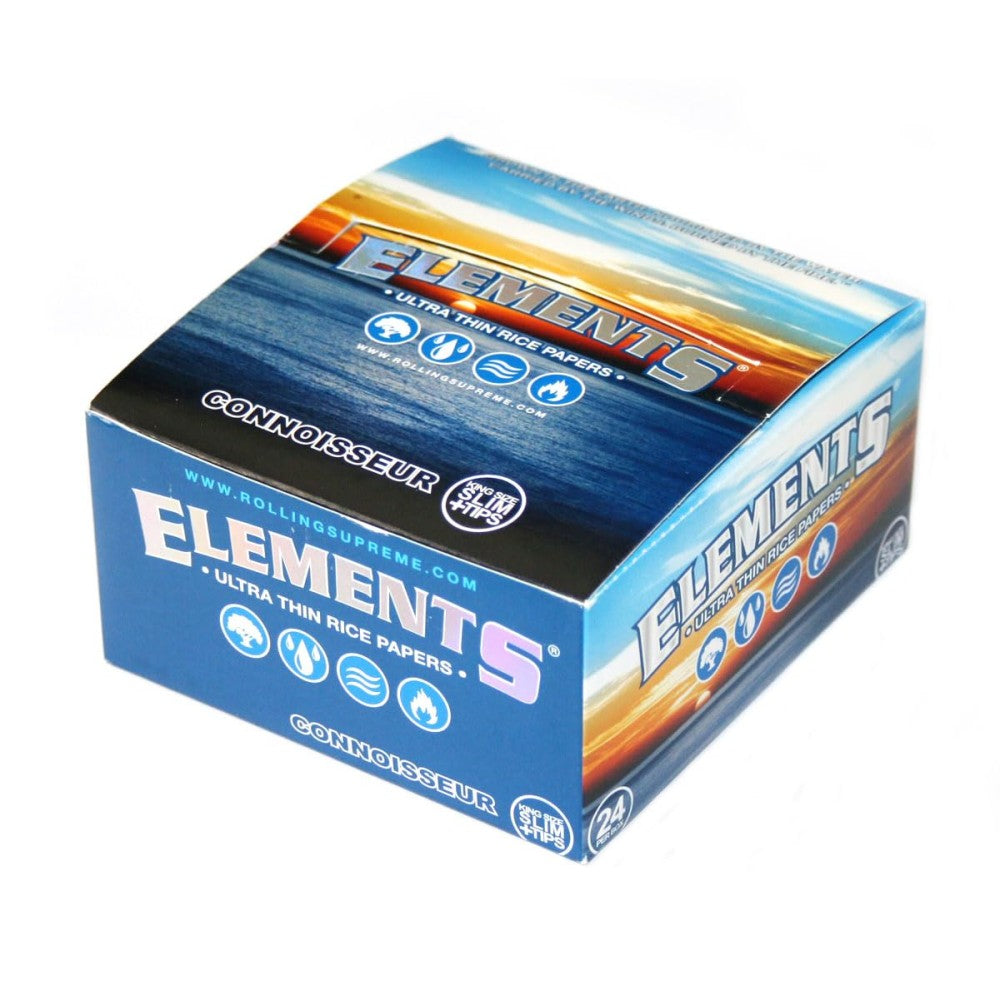 Element Ultra Thin Papers - King Size Slim Connoisseur + Tips 24CT