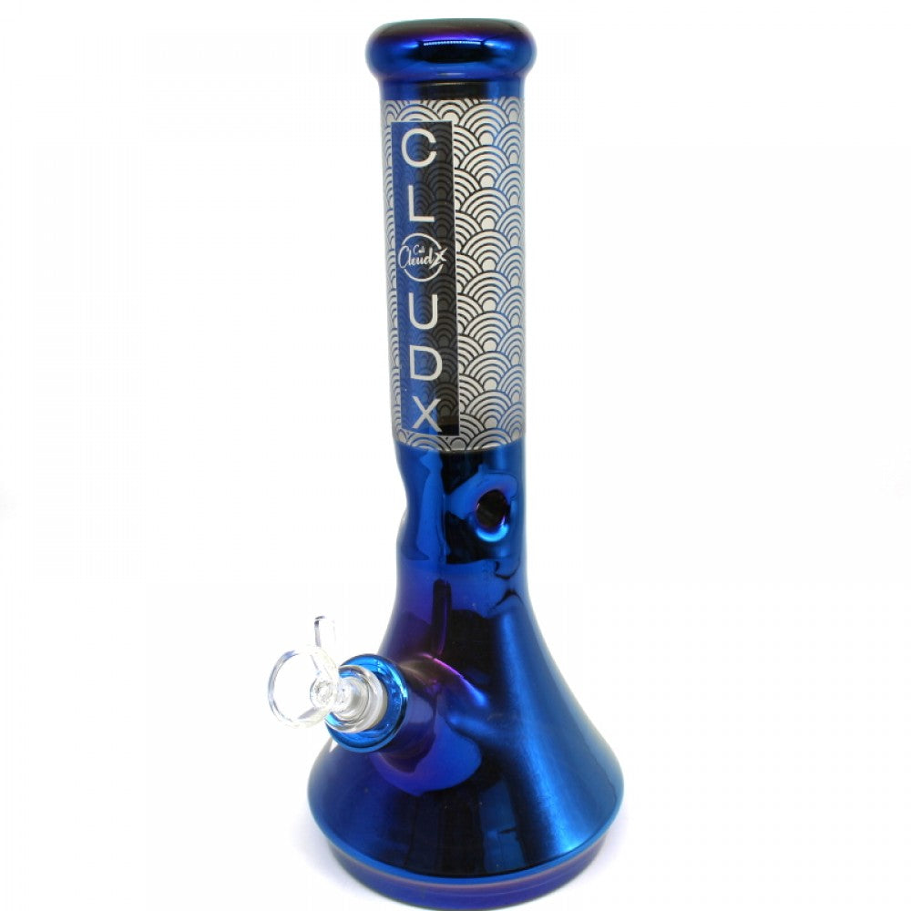 12'' 9MM COLORFUL BEAKER WATER PIPE G-G BY CALI CLOUDX