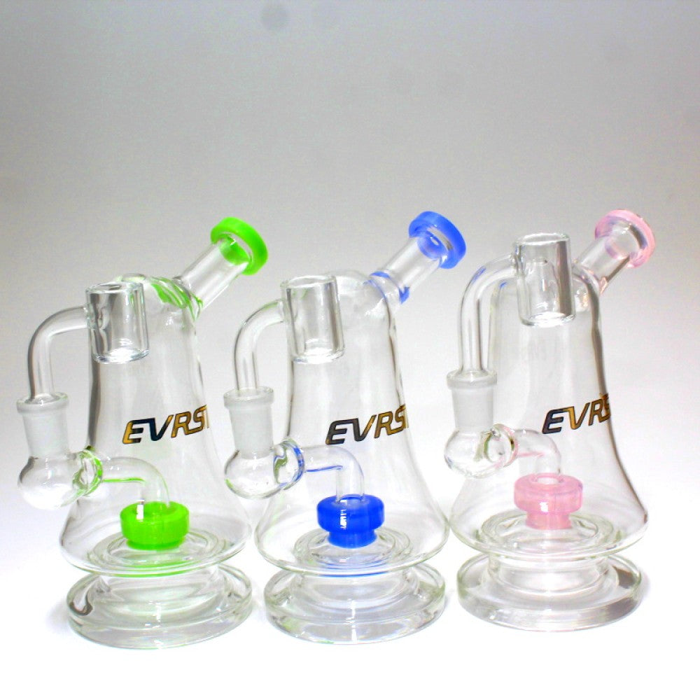 7" Evrst Side Arm Dab Rig Water Pipe with 14mm Male Banger