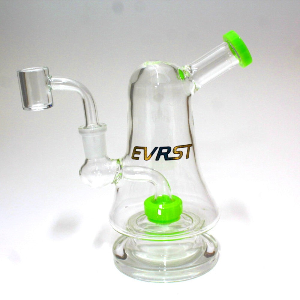 7" Evrst Side Arm Dab Rig Water Pipe with 14mm Male Banger