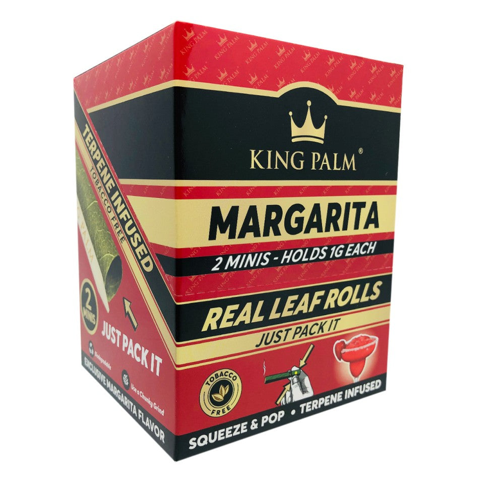 KING PALM - MARGARITA - 2 MINI ROLL SQUEEZE & POP DISPLAY - 20CT