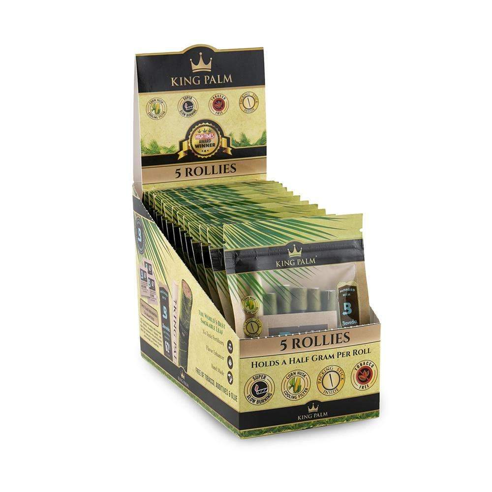 King Palm Rollies 5 Pack With Boveda Pack