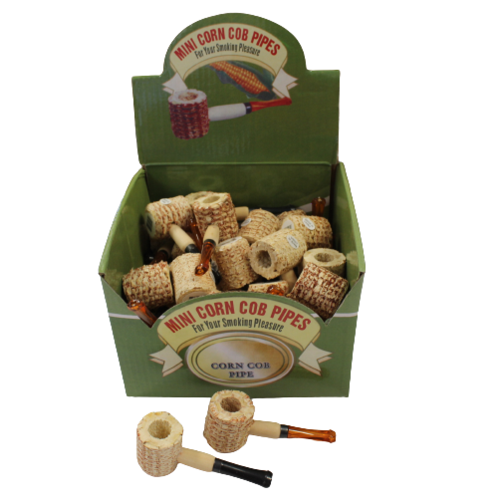 Mini Corn Cob pipes 36 Per Pack