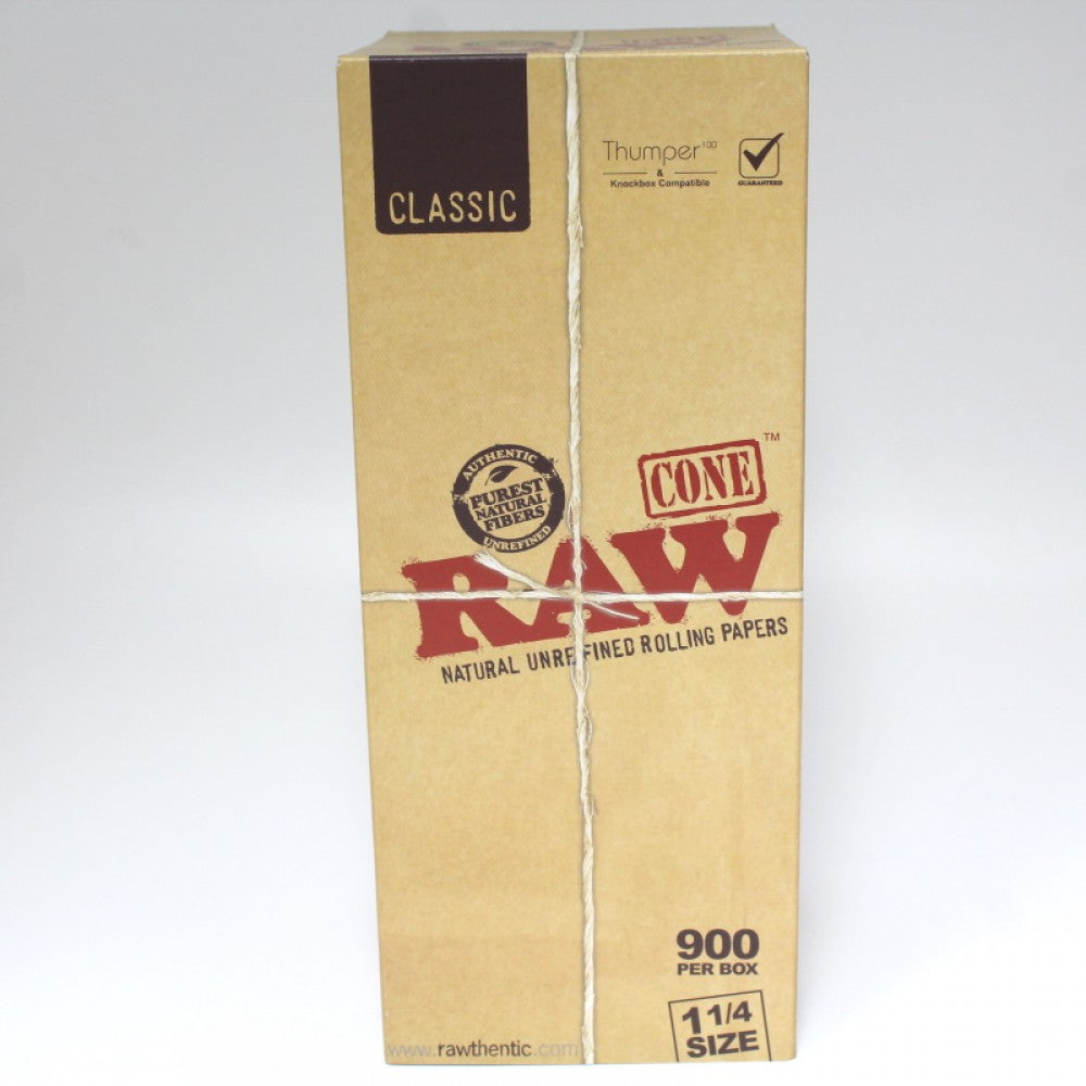 Raw Cone Classic 1 1/4 Size 900 Per Box