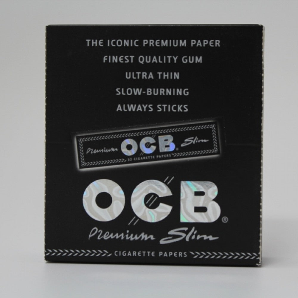 OCB Premium Cigarette Papers Slim size-24 per pack