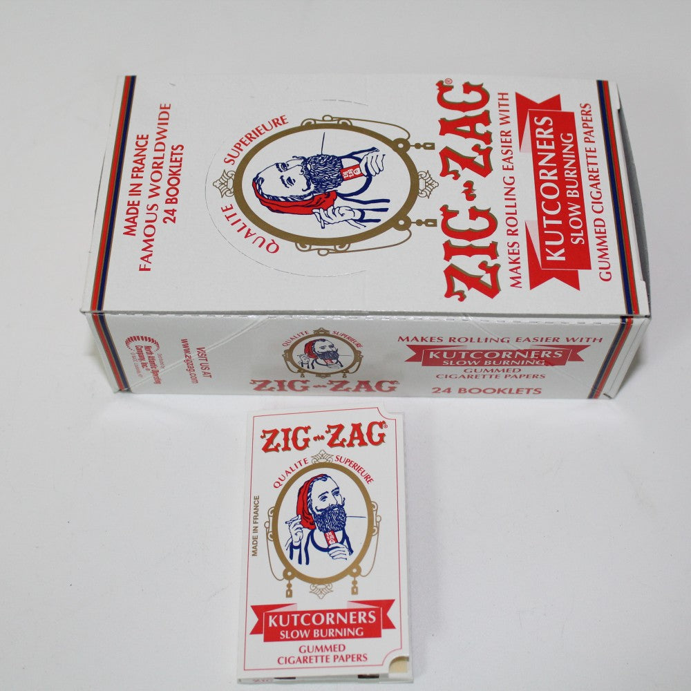 Zig Zag KUTCORNERS Gummed Cigarette Papers / 24 Per pack