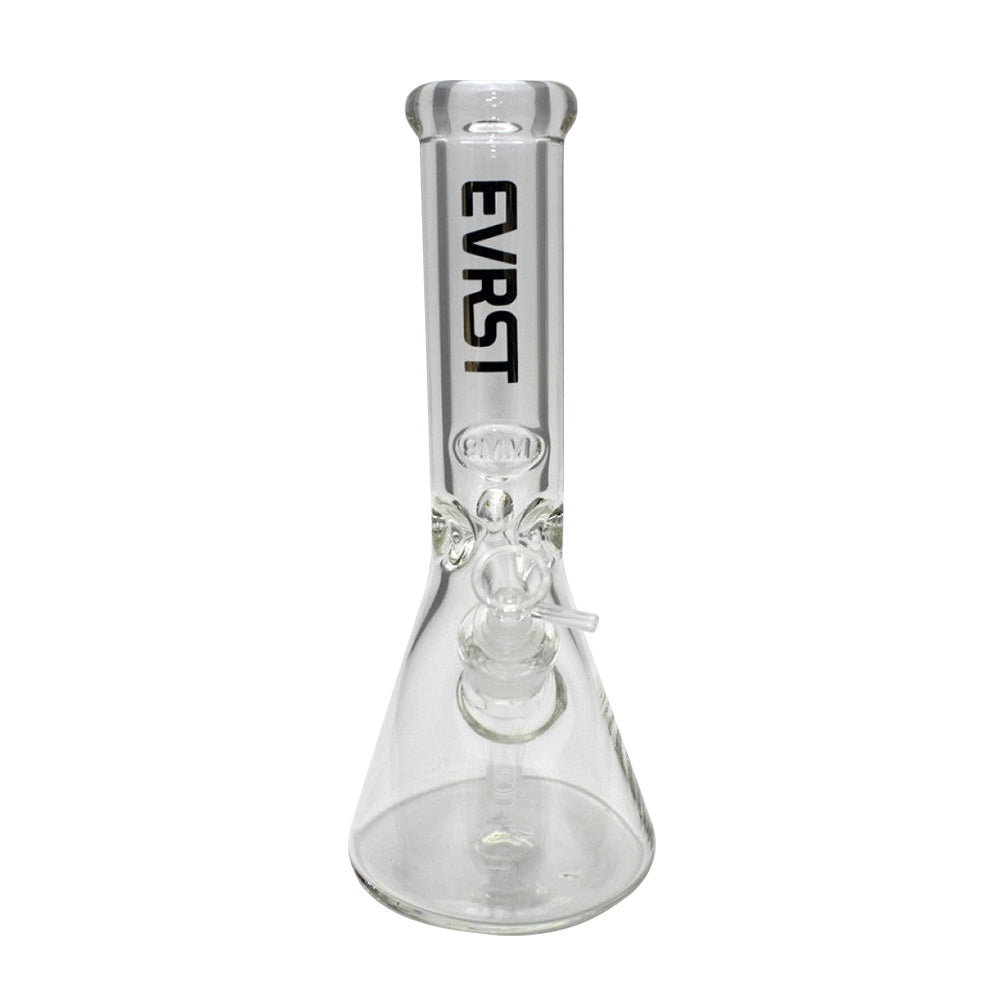 EVRST 9mm beaker water pipe with glass on glass design
