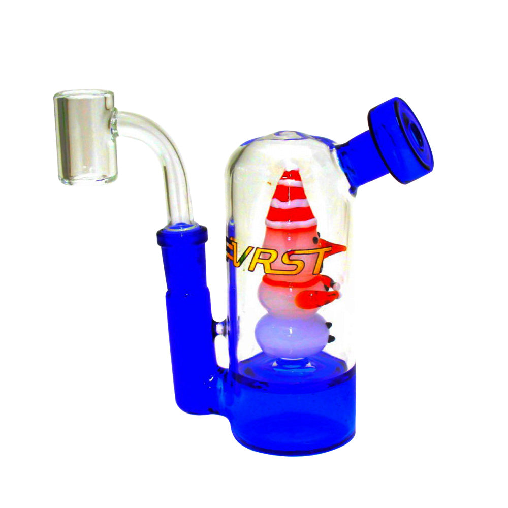 Portable EVRST dab rig water pipe with 14mm male banger attachment